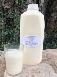 FARM STORE PICKUP: Half Gallon Raw Milk